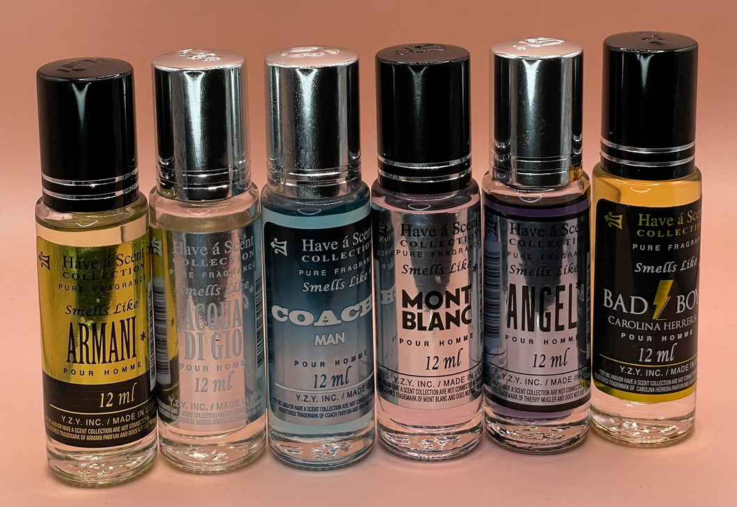 Men's Scented Oils