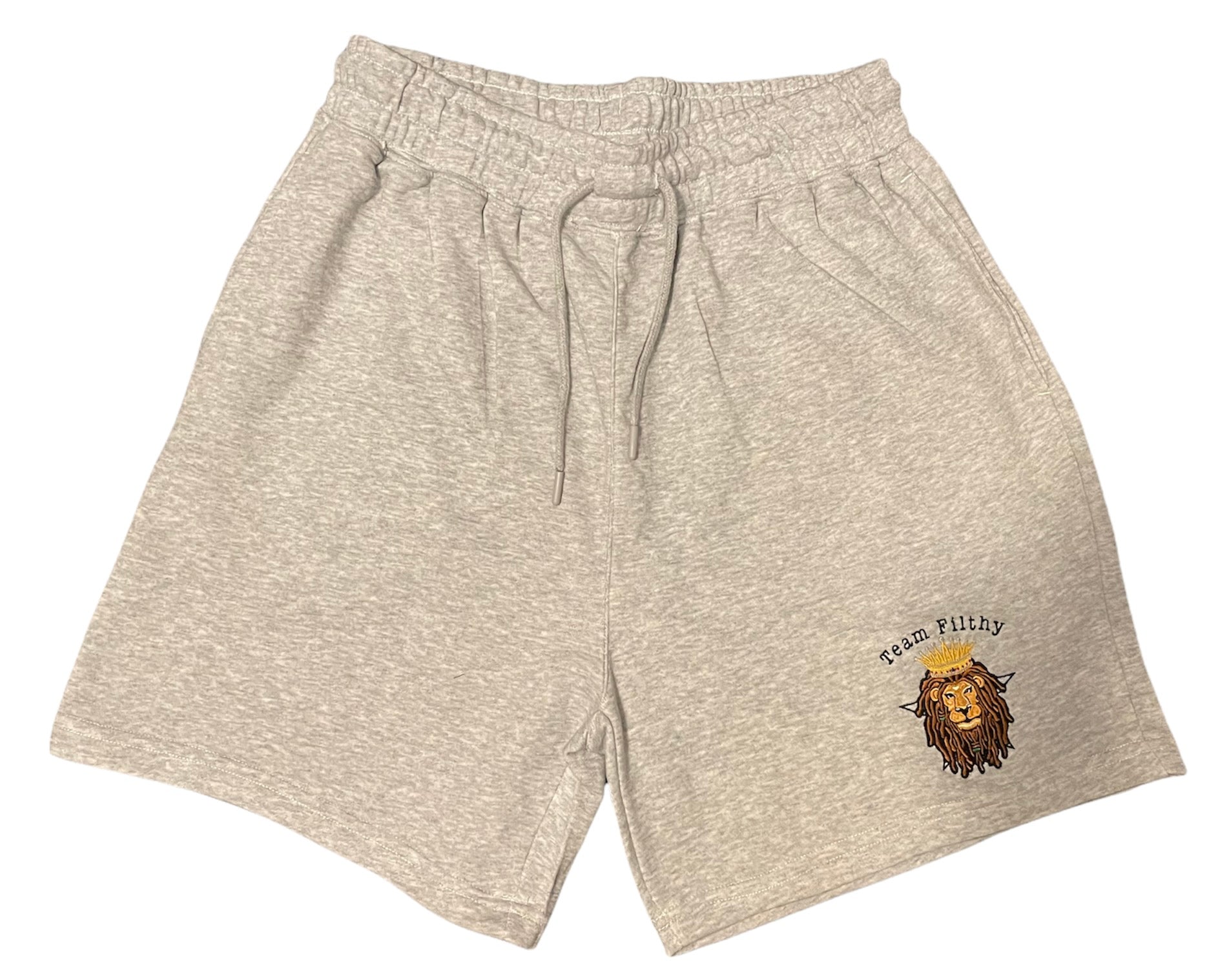 EMBROIDERED FRENCH TERRY SHORTS